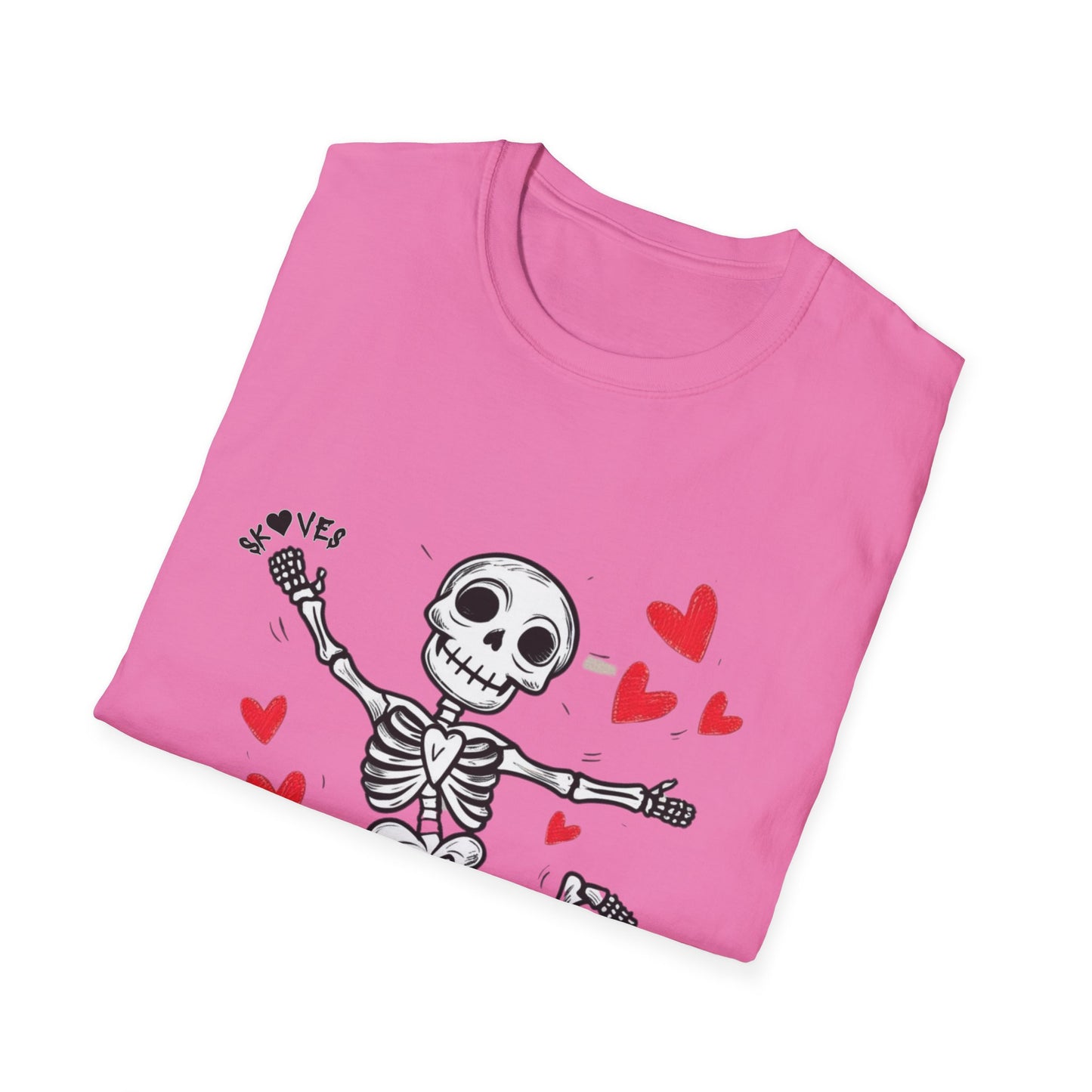 Funny Valentine Skeleton Unisex T-Shirt