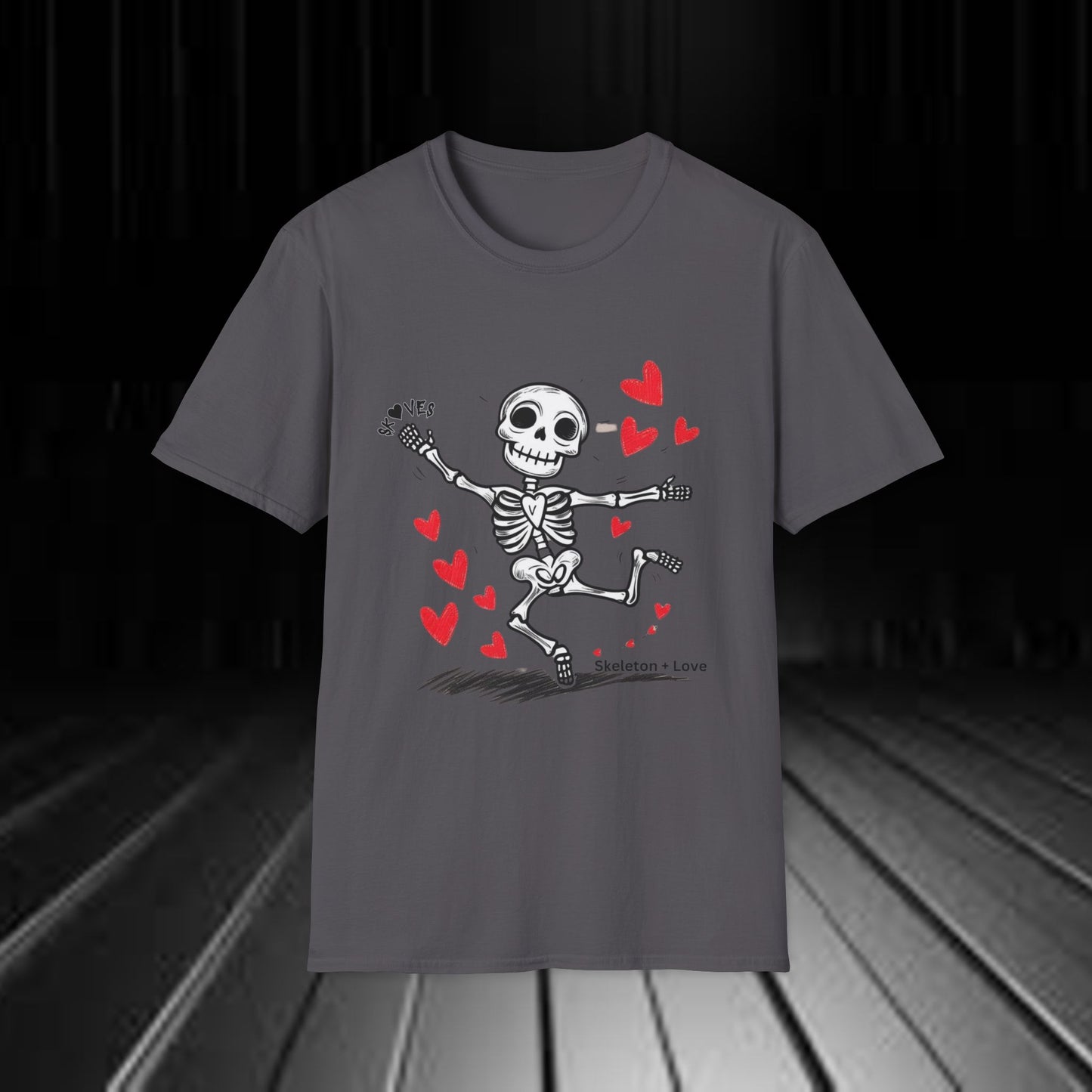 Funny Valentine Skeleton Unisex T-Shirt