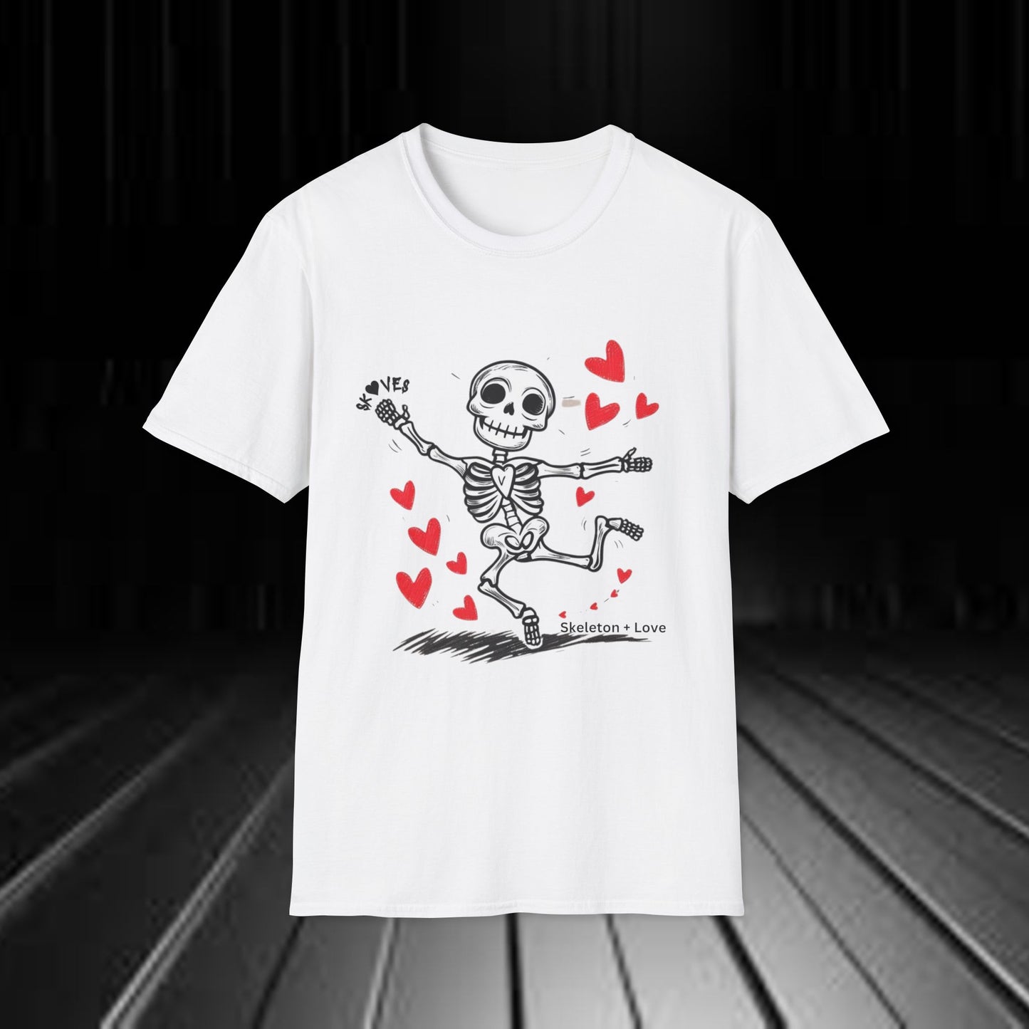 Funny Valentine Skeleton Unisex T-Shirt