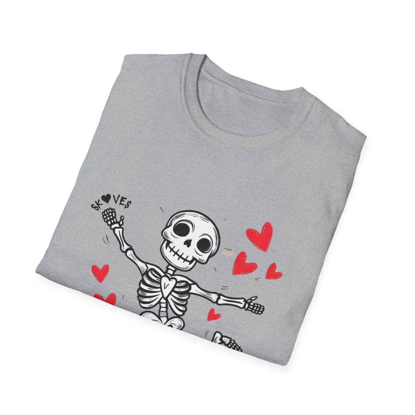 Funny Valentine Skeleton Unisex T-Shirt