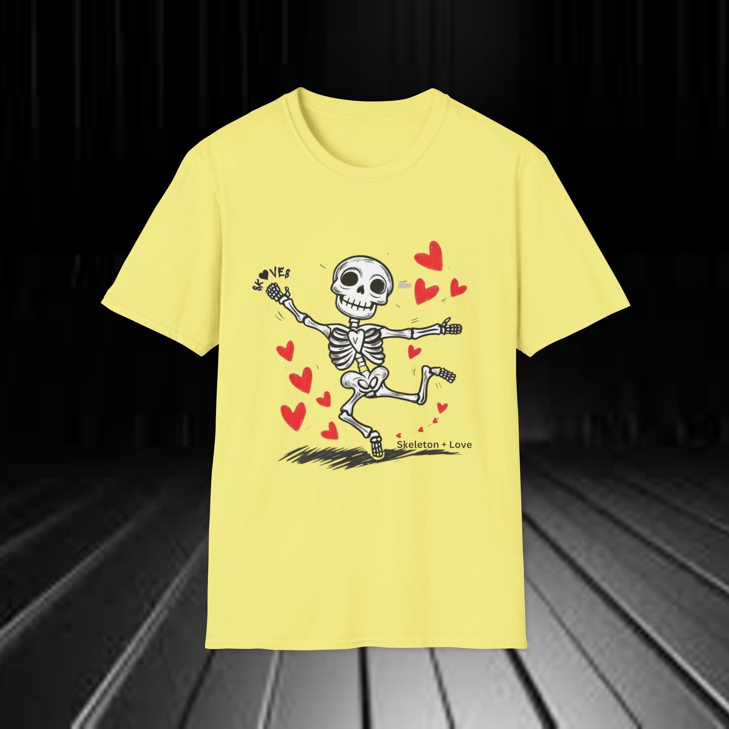 Funny Valentine Skeleton Unisex T-Shirt