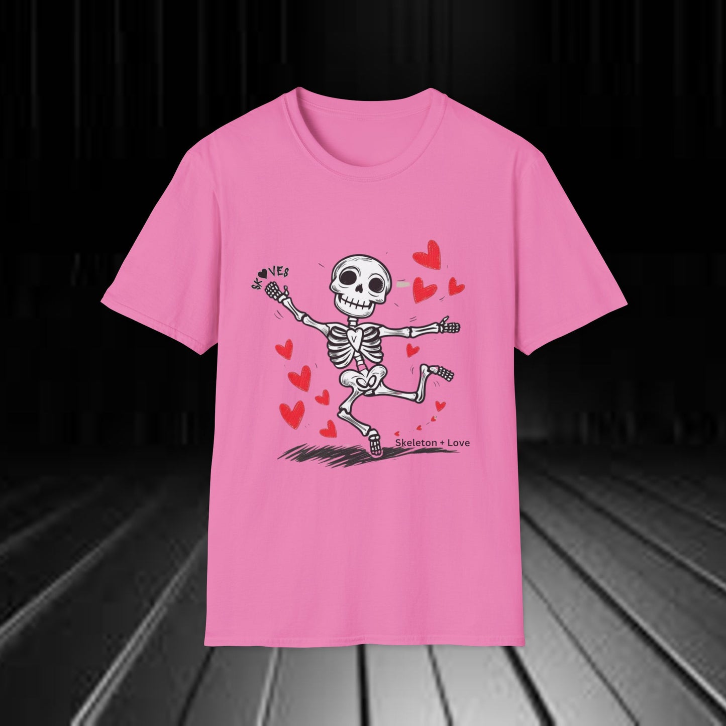 Funny Valentine Skeleton Unisex T-Shirt