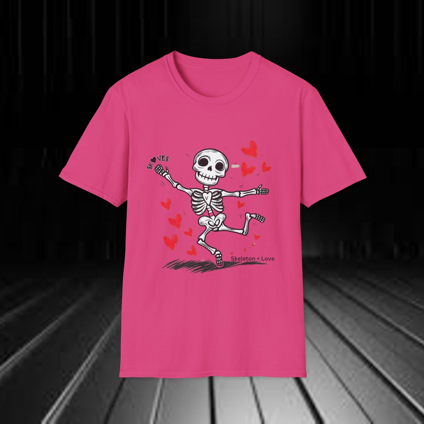 Funny Valentine Skeleton Unisex T-Shirt