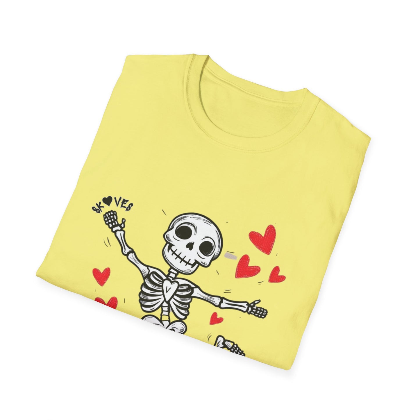 Funny Valentine Skeleton Unisex T-Shirt