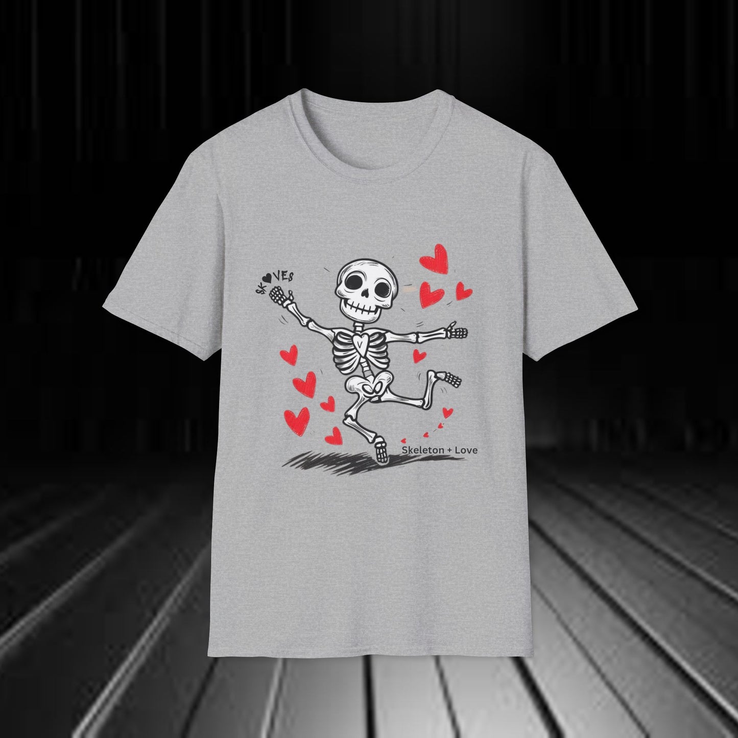 Funny Valentine Skeleton Unisex T-Shirt