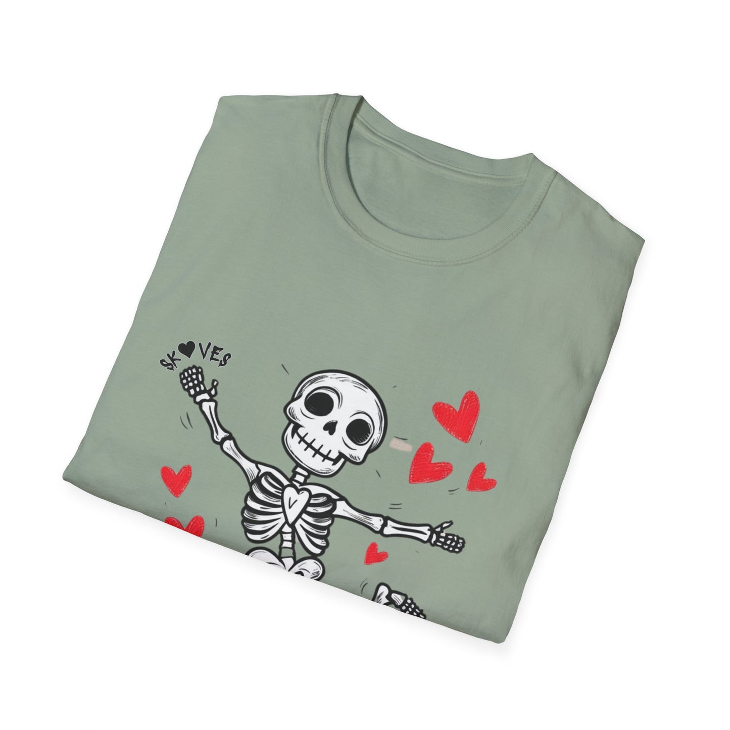 Funny Valentine Skeleton Unisex T-Shirt